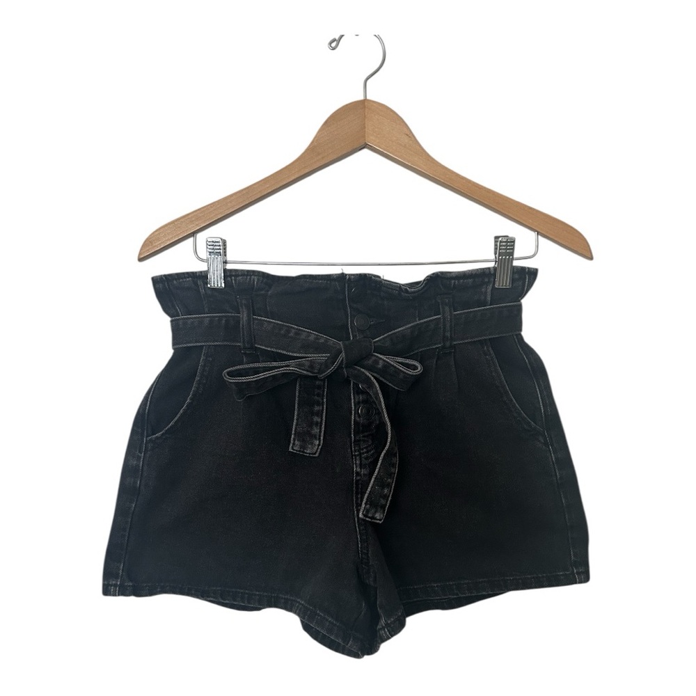 American Eagle Outfitters Black Denim 3 inch Inseam Shorts 4 HOME REMODEL SALE